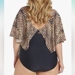 Raisin's  Swimsuit Stingray Flounce One Piece 24W Photo 1