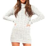 Body By Michelle Knit Turtleneck Sweater Dress Photo 0