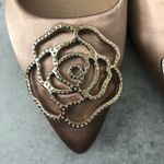 Taryn Rose  Maci Pump Heels Pink Blush Satin Fabric NEW Photo 4