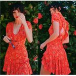 Spell & The Gypsy Collective Celestial Play Dress Red Mini Photo 10