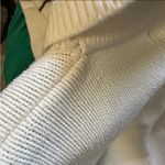 Alfred Dunner Checkered Floral Collared Preppy Cream and Sage Sweater Photo 6