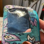 Vera Bradley Vera‎ Bradley Lighten Up Zip ID Case - Peacock Garden - very gently used. Photo 6