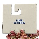 Urban Outfitters  Flower Marble Swirl Pattern Earrings Pink Gold Stud One Size Photo 2