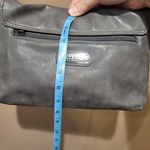 Nicole Miller Gray Vegan Leather Crossbody Bag Photo 6
