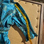 WYATT WYLDE Frances Dress Bloom 3/4 Sleeves Dress Medium Blue Photo 10