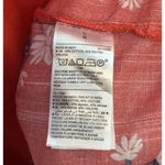 Old Navy  Women's Peasant Floral Red Shirt Sz‎ Large Summer Vacation Casual Photo 3