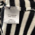 Skies Are Blue  size small black white stripe sweater long sleeve stichfix Photo 4