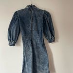 Ganni denim puff sleeve dress Photo 6