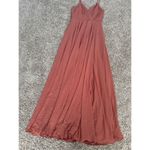 Lulus Lulu’s All About Love Rusty Rose Maxi Dress Prom Formal Long Gown Pink Women’s S Photo 11