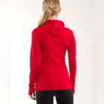 Lululemon Run For It Pullover Sz 6 Red Hooded Long Sleeve Quarter Zip Photo 7