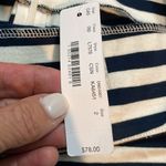 J.Crew striped knit pencil skirt Navy white cotton Women’s size 2 NWT Nautical Photo 3