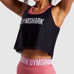 Gymshark Movement Mesh Black Crop Tank Top Size L Photo 0