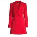 Jay Godfrey Revolve Bold Red Ace Wrap Blazer Dress Size 8 MSRP 345.00 Photo 1