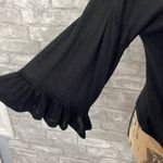 Maurice's  Black Bell Sleeve Tie Wrap Photo 1