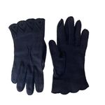 Shalimar Vintage Womens Gloves 50s 60s Navy Blue Embroidered Size 7 Made In USA Photo 4