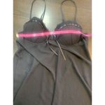 Apt. 9 Coquette Sheer Lace Babydoll‎ Sexy Lingerie Dress Womens XL Black Padded  Photo 6