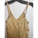 Brand New Unbranded Nylon Spandex Blend Shapewear Bodysuit NWOT Sleeveless M/L Tan Size M Photo 3