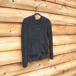 Barefoot Dreams  Black Bamboo Lite Zip Hoodie Jacket Photo 3