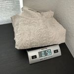 Ann Taylor LOFT Cream Embroidered Long Sleeve Pullover Sheer Top Size Large Photo 10