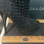 Shiekh  black studded stiletto booties size 6 Photo 14