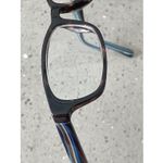 Mayhem MAYO S16 Eyeglasses Frames ONLY Brown Tortoise Blue Stripe Flex 49 Photo 7