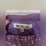 Amazing Lace  Purple sequin dress Photo 2