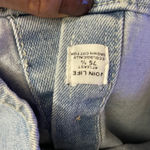 ZARA Light Blue Denim Mini Dress Small Photo 5