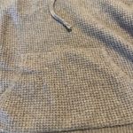 Aerie  Waffle Knit Hooded Tan Sweater Photo 1