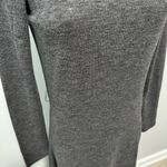 ZARA  Gray Sweater Maxi Midi Dress Small Long Sleeve NEW Photo 3