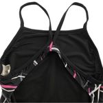 Nike black with pink, grey and white “Fastback” one-piece in size 36=10. EUC Photo 2