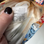 Lyn Around Patchwork Flare Pants Size Xsmall Blue Photo 4