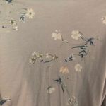 Flora Nikrooz Floral Print Short Bathrobe Kimono Size M Printed Crochet Cuff Photo 6