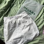 Halara white golf skirt with shorts and pockets Photo 3
