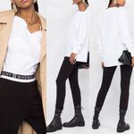 Givenchy Logo Elastic Waistband Legging in Black Photo 2