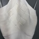 Free People Intimately  Women's Can't Stop Swit Ivory Knit Woven Halter Top - XS Photo 2