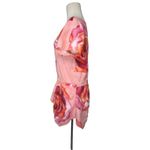 Koi by Kathy Peterson Pink Floral Cotton Top Cottagecore Scrub Style M Size M Photo 4