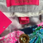 Lilly Pulitzer NEW  Buttercup Knit Shorts Oyster Bay Navy Shroom With View Sz 10 Photo 7