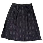 Talbots  Blue Polka Dots Wrap Around Skirt Women's Petite Size 8P | 12-556 Photo 0
