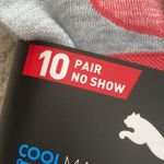 Puma NEW 10 Pairs Women’s No Show Activewear Socks Grey White Shoe Sizes 5 - 9.5 Photo 1