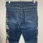 Ashley Mason  Premium floral embroidered leg jeans Photo 6