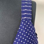 Gap London crossover midi polka dot print empire waist accordian straps flowing Photo 2