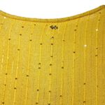 NWT PQ SWIM Haven Angelica Sequined Mini Dress Coverup in Mustard Yellow Photo 9