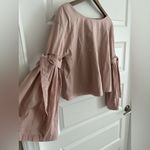 Free People  So Obviously Yours Bell Sleeve Top Pink Size M Photo 2
