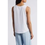 Caslon ππ Thermal Tank Top ~ White Medium M NWT Photo 3