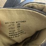 Taos Moc Star Womens 9.5 Distressed Canvas Lace Up Low Top Indigo Blue Comfort Photo 8