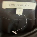 Brochu Walker Gina Ruched Pencil Skirt - Black Onyx Size Medium Photo 2