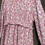 Women’s handmade spring floral print midi Dress Multi Size L Photo 10