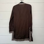 Old Navy  Women’s Large Brown Linen Top LagenLook Minimalist Photo 2