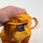 SheIn SKY Bright Orange Mesh Pleated Cropped Corset Style Tank Top Plus Size 1XL Photo 3