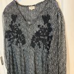 Cost Plus World Market Black and Gray Long Sleeve Dress Size undefined Photo 1